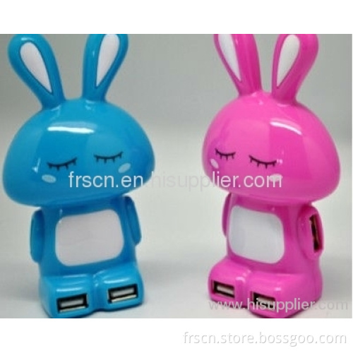 Cute Animal Shape 4 Port Usb Hub